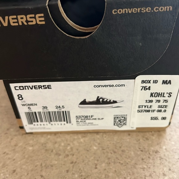 Black and white slip on converse - Picture 2 of 3